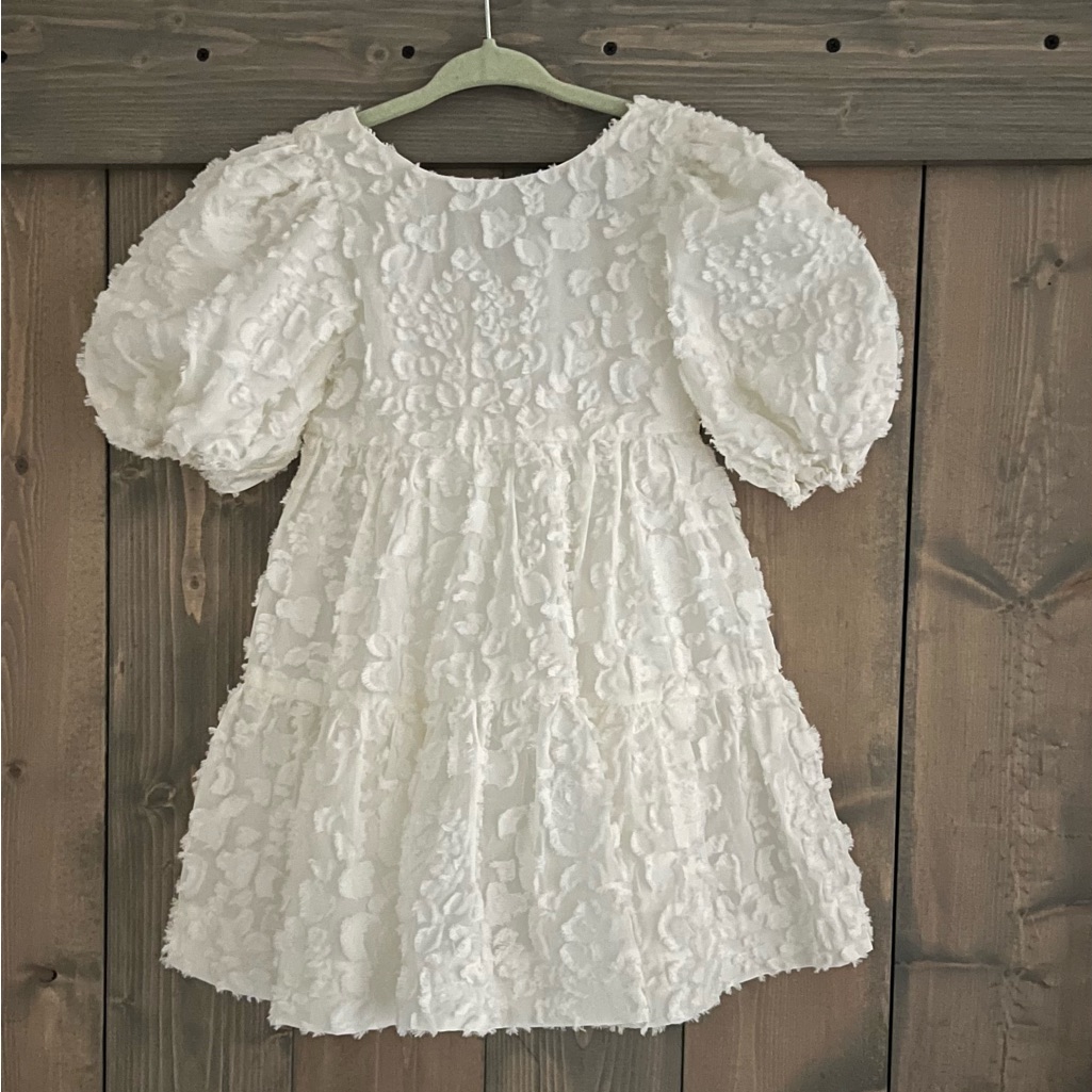 Tartine Et Chocolat 3a 3t Nwt White Fluffy Exquisite Toddler Girls Party Dress